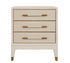 Roma 3 Drawer Bedside Table
